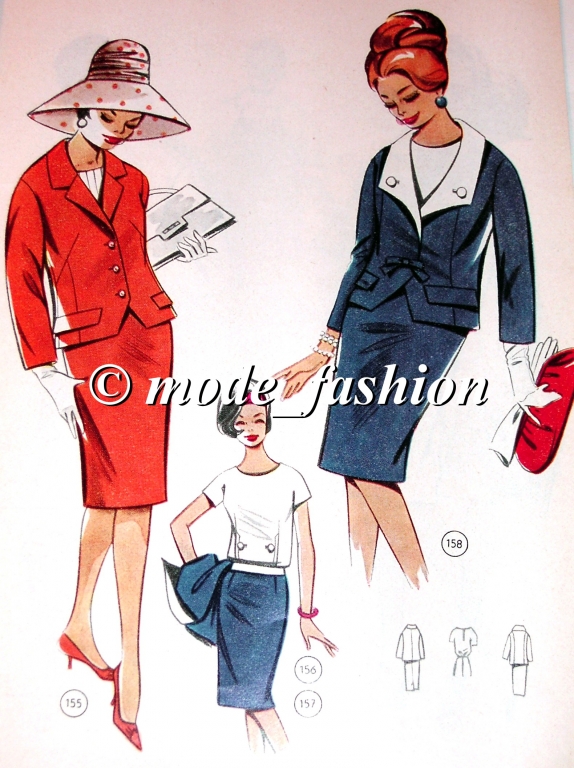 Lutterloh's Mode, Sewing supplements Nos. 72 and 74, The Golden Rule, vintage Lutterloh's Mode, Sewing supplements Nos. 72 and 74, The Golden Rule, vintage