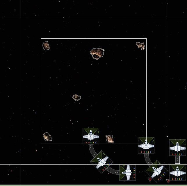 große Schiffe in Formation fliegen 3rla69k4