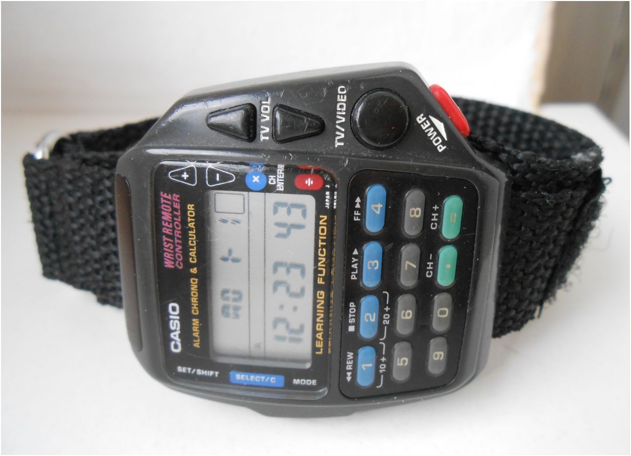 Uhr Mit Fernbedienung Casio CASIO CMD 40 LCD Uhr Fernbedienung TV Video Taschenrechner digitalal