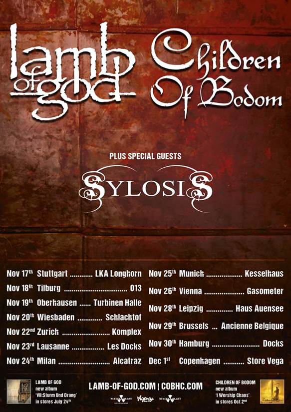 20 years down and dirty children of bodom tour