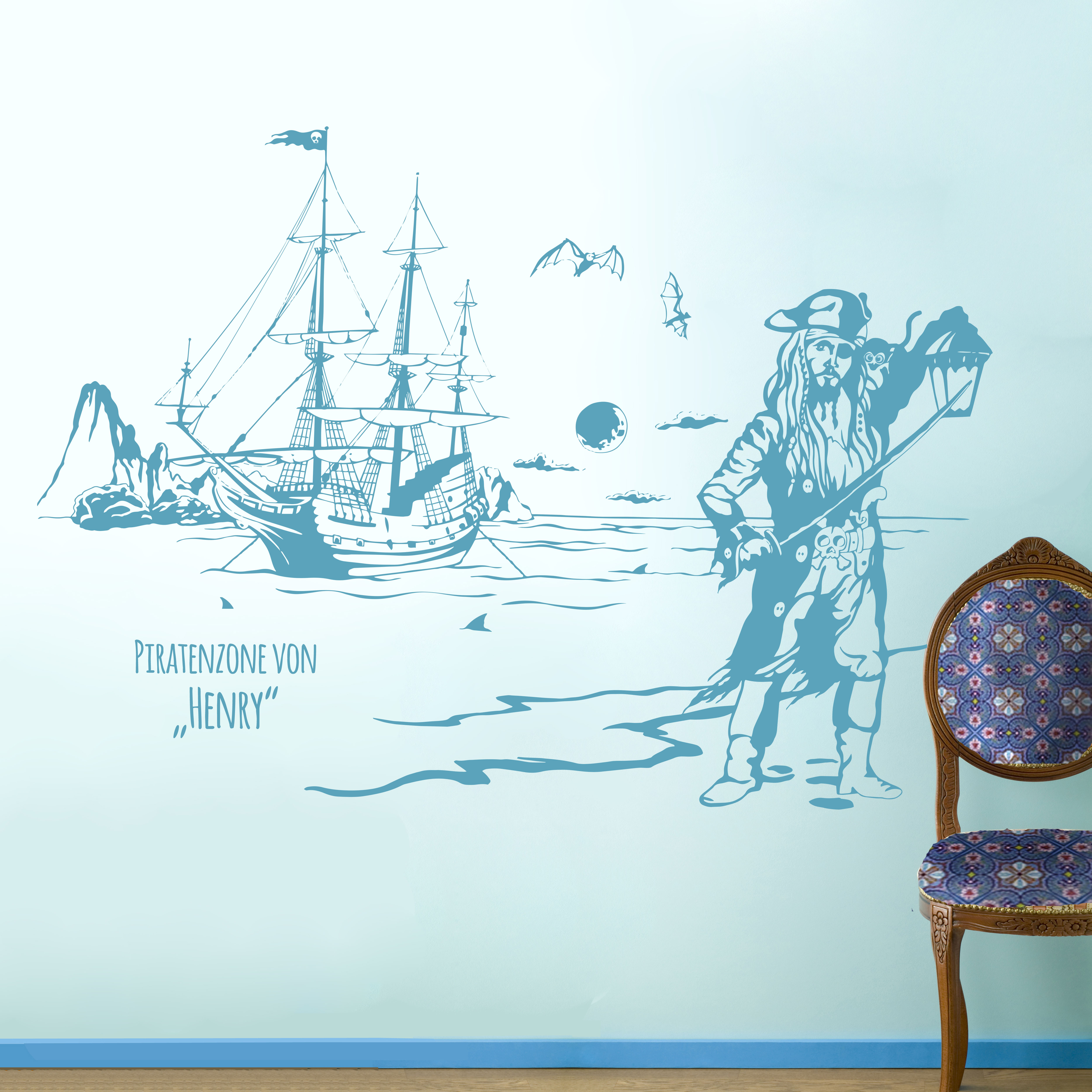 Wandtattoo Kinderzimmer Meer wandtattoo piratenschiff meer wunschname m1643 ebay Wandtattoo Kinderzimmer Meer wandtattoo piratenschiff meer wunschname m1643 ebay