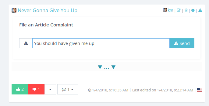 Filing a complaint