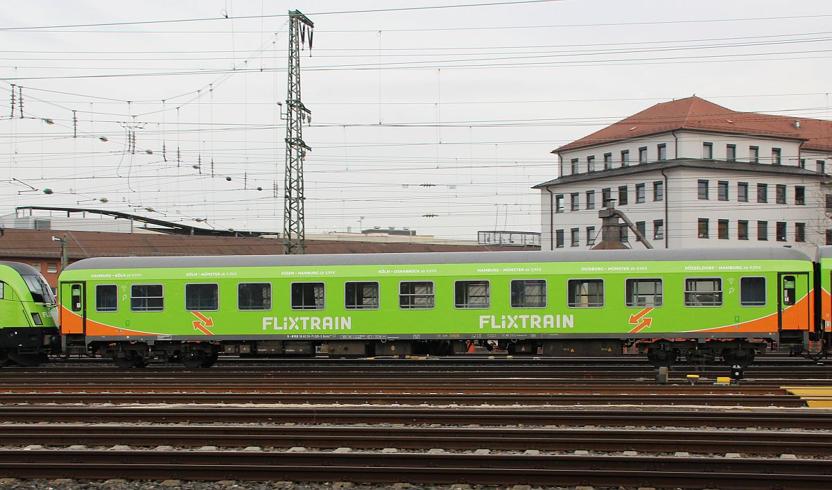Eisenbahnbetrieb deutschlandweit » Flixtrain in Nürnberg Hbf