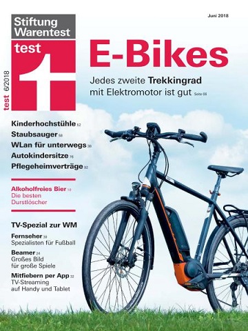 Stiftung Warentest Test Magazin Juni No 06 2018