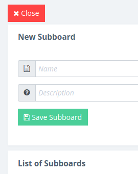 New Subboard