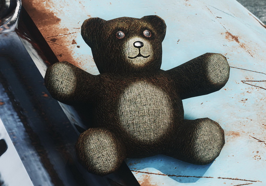 fallout teddy bear plush