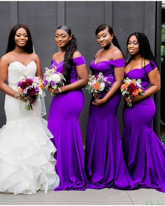 Simple Design SOUTH AFRICAN BRIDESMAIDS DRESSES 2019 Latest African