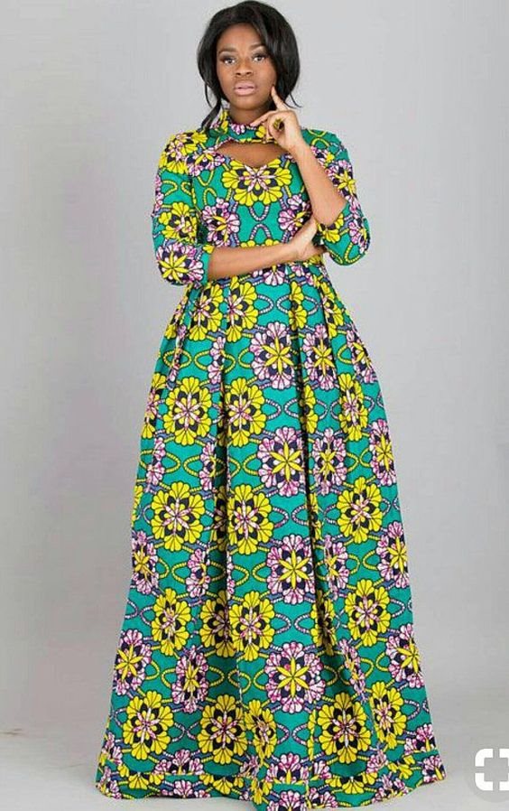 Best African Print Maxi Dresses For Woman Latest African 3180