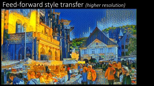 Artistic style transfer for videos and spherical images
