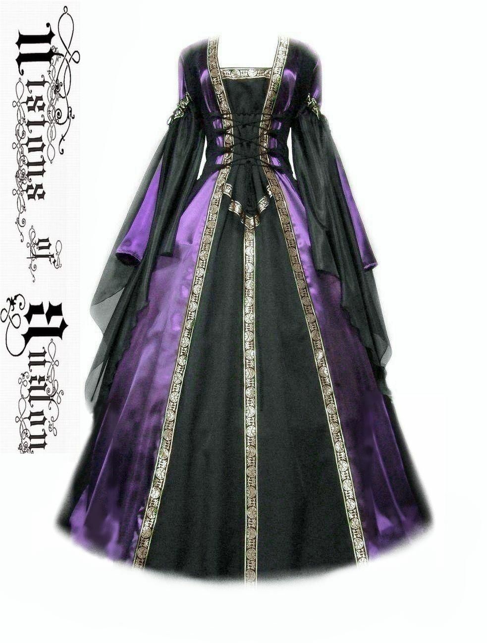 medieval dress costume medievaldress garb Renaissance larp celtic tudor ...