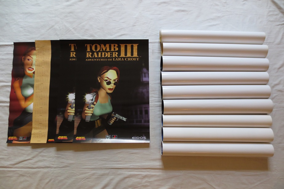 tomb raider standee display promo store poster ps1